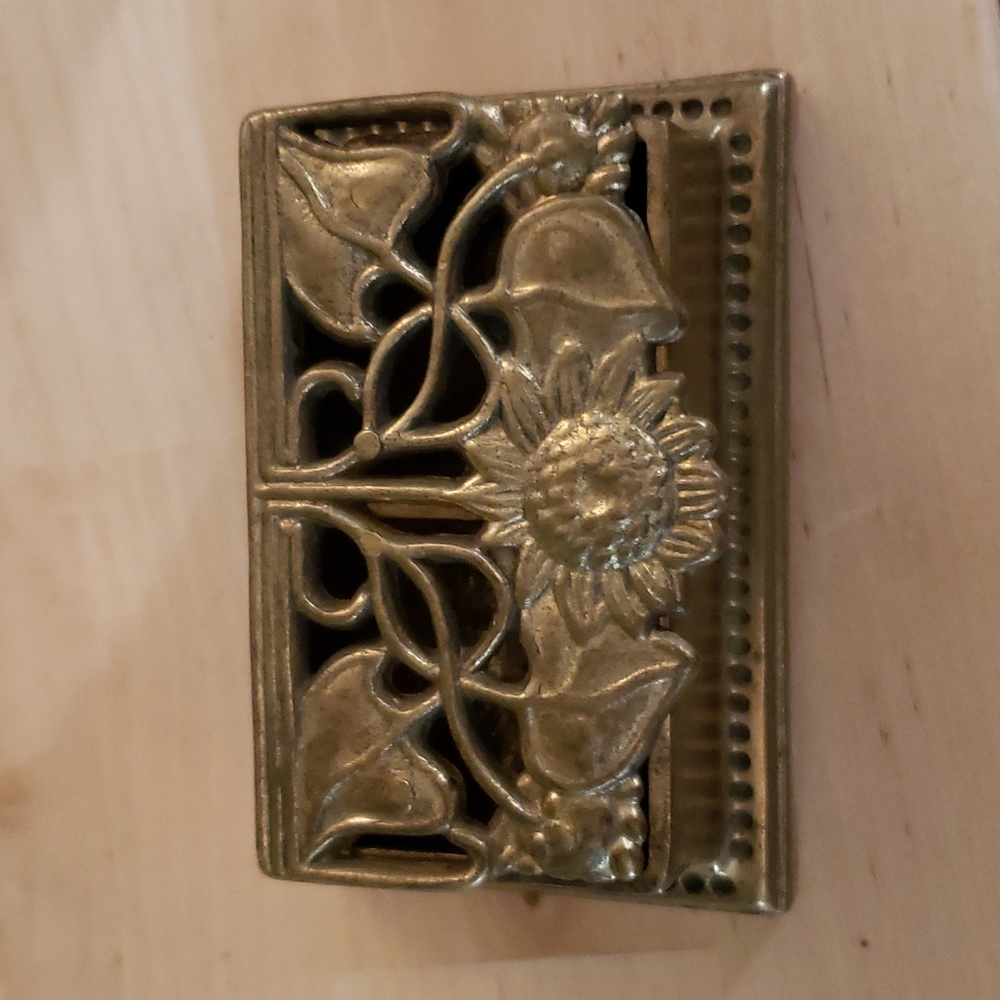 Vintage Brass Decorative Box